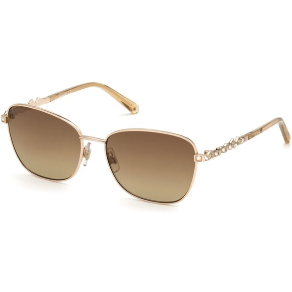 Swarovski Accessories - BRAND NEW Swarovski SK 284 Rose Gold Sunglasses